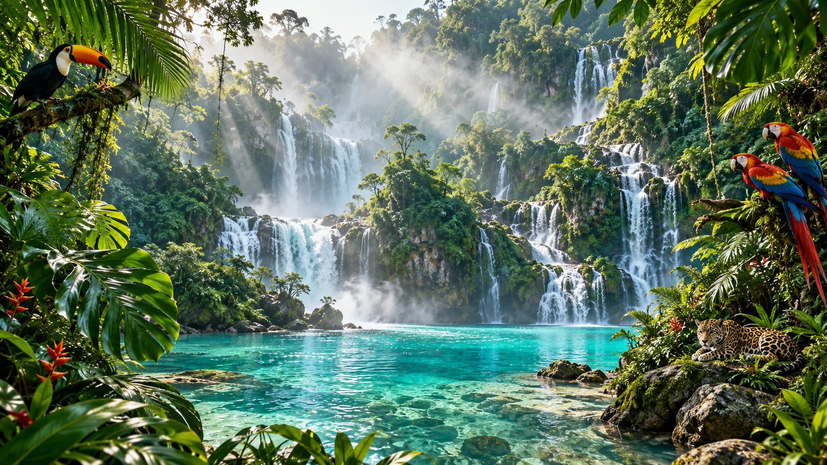 Rainforest and waterfalls, the visual world of Royal Road releases